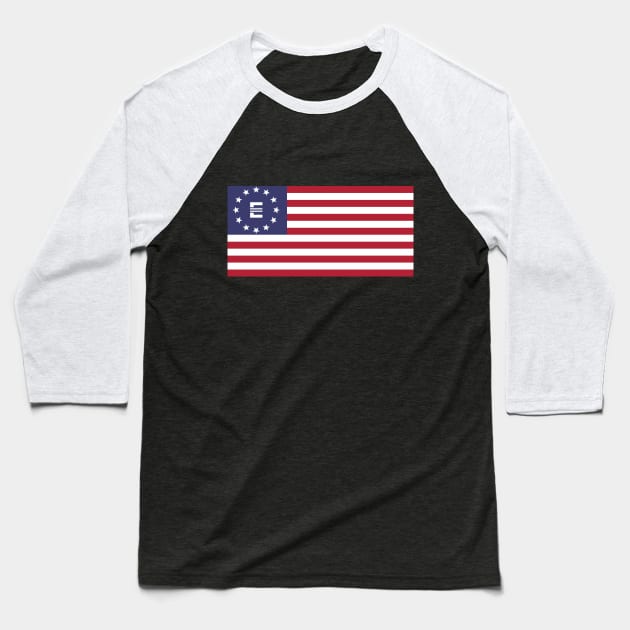 Enclave Flag Baseball T-Shirt by KingVego